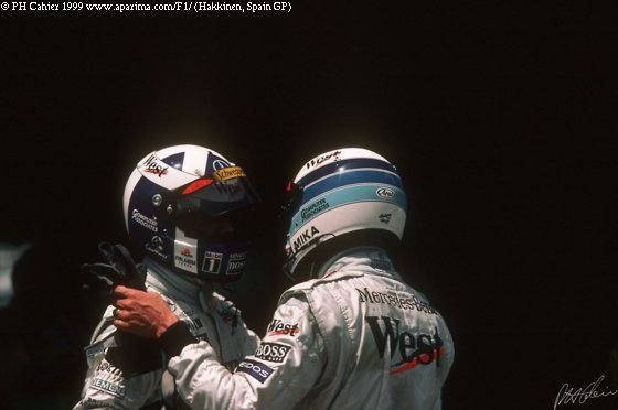 Mika Hakkinen and David Coulthard, Spanish GP 1999