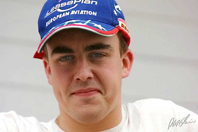 Alonso in a Jaguar