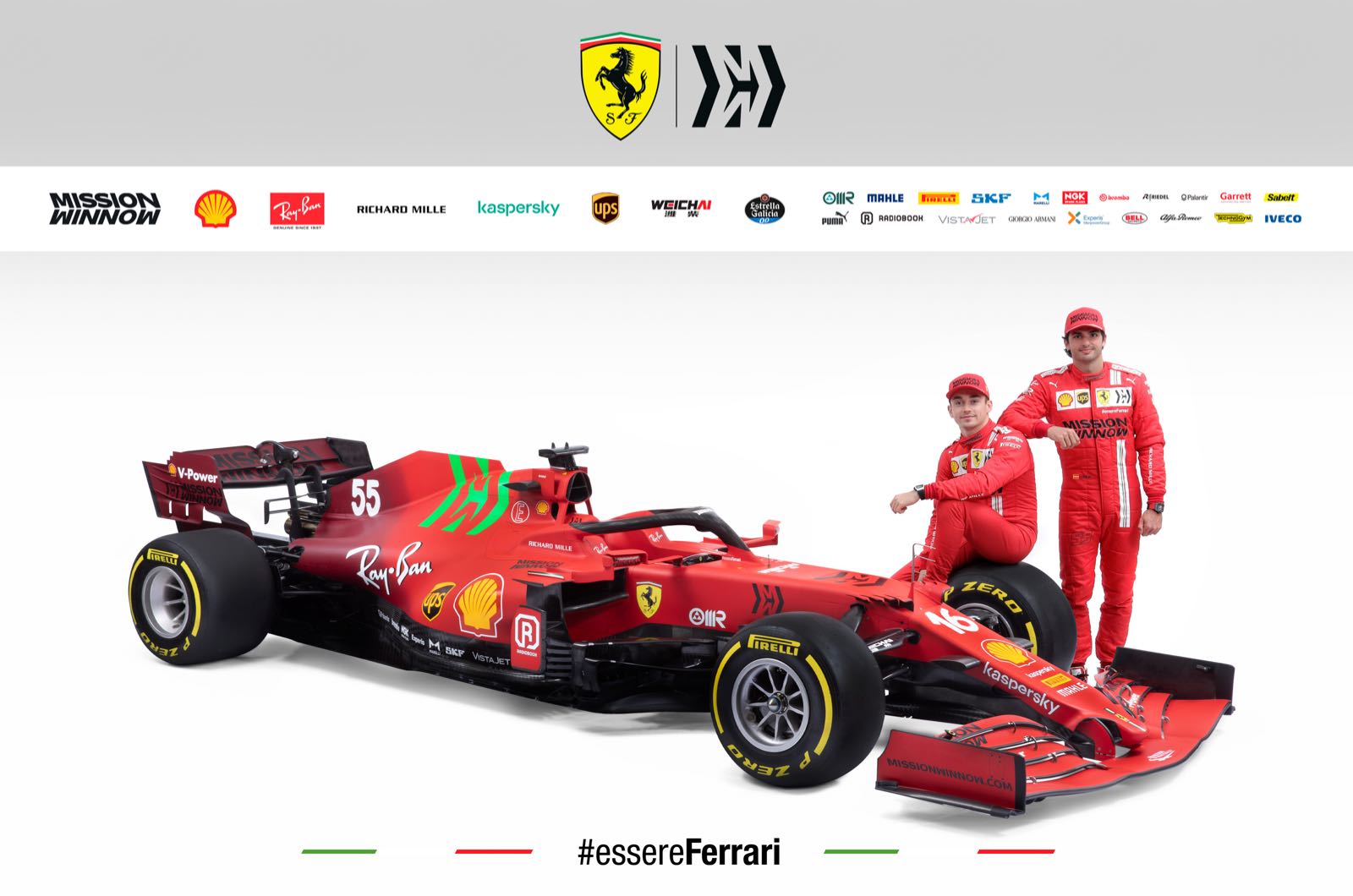 Even Ferrari drivers surprised by neon green