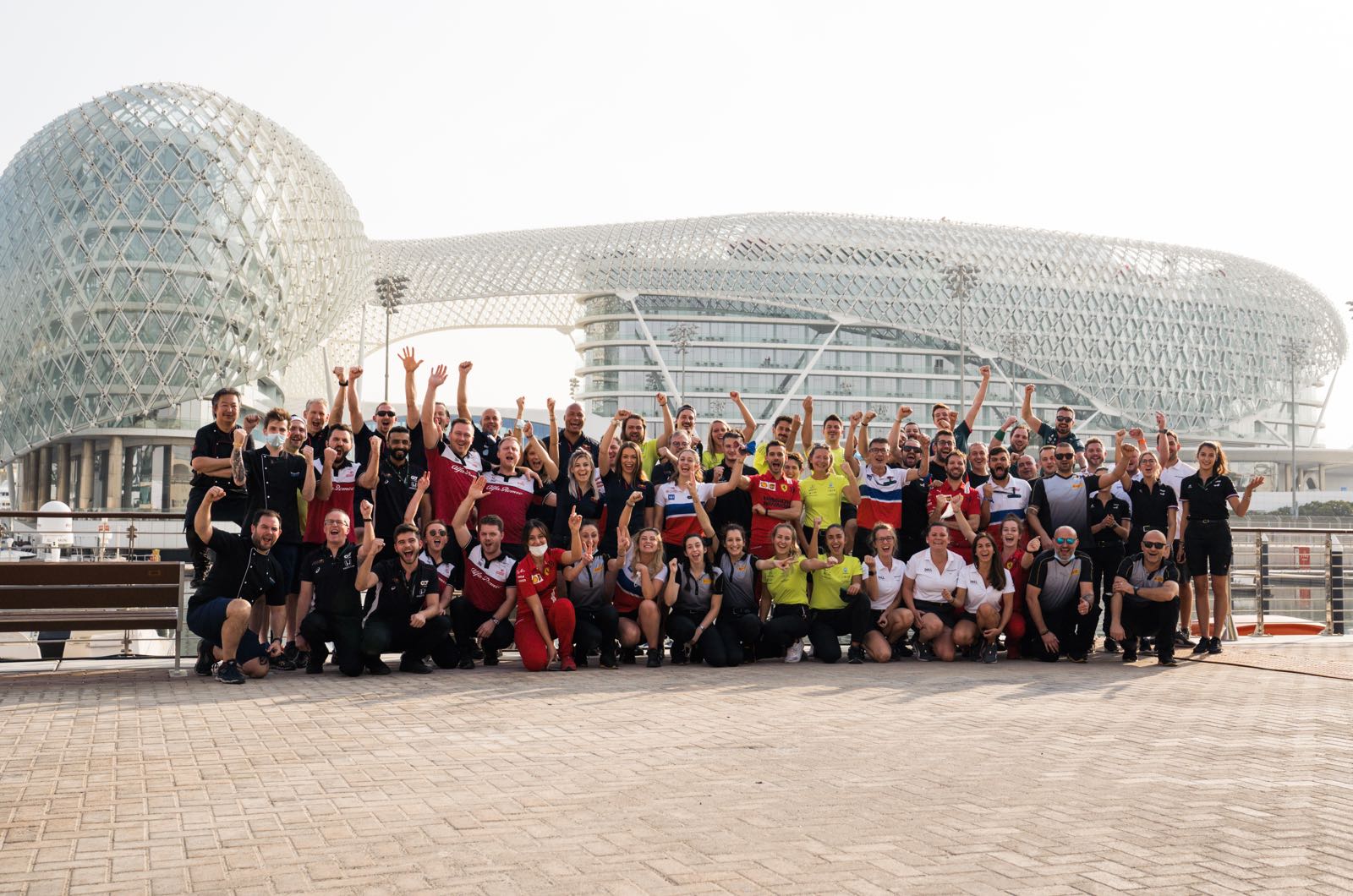 Hospitality crews celebrate season end together