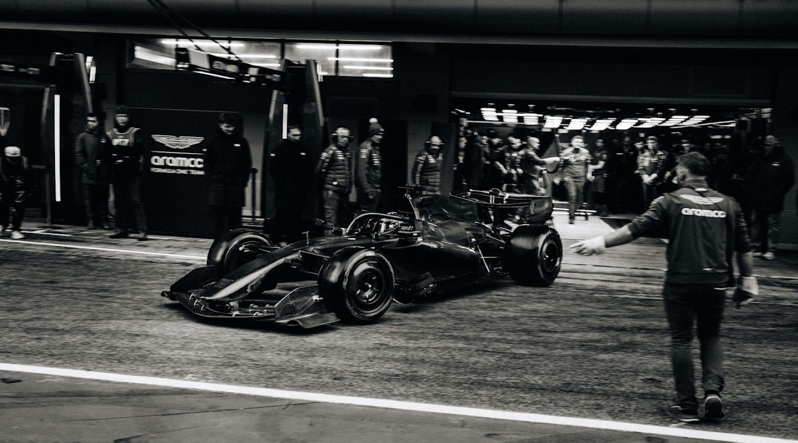 Aston rolls out radical Newey car, Mercedes shocks