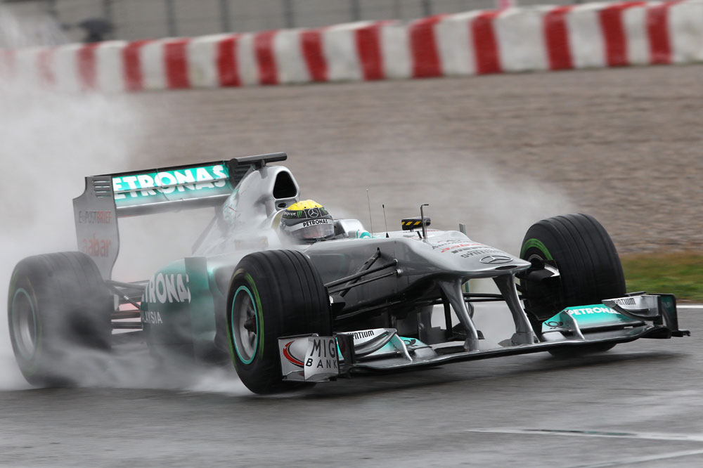 Rain washes out final day of F1 testing