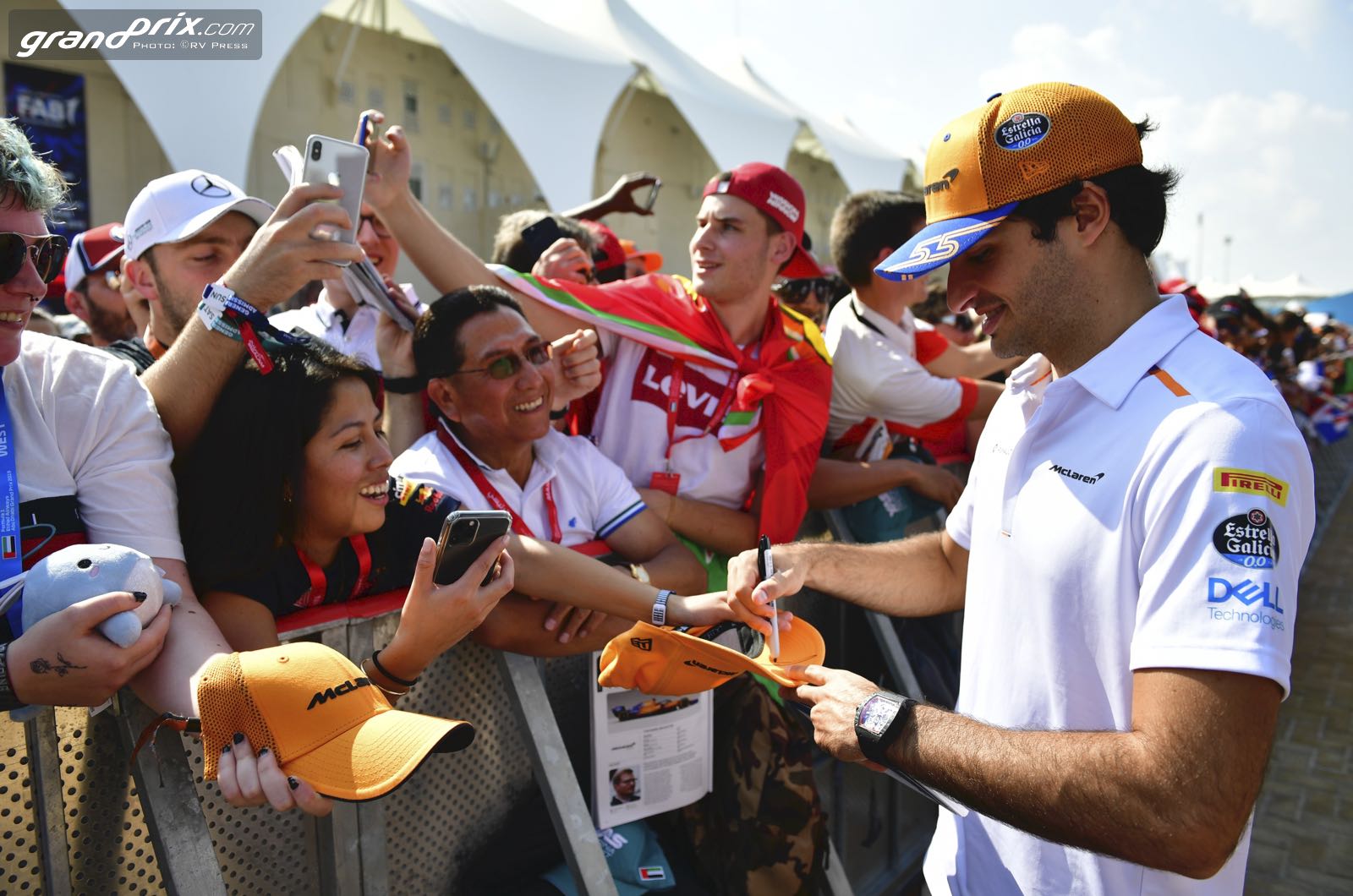 Ferrari rumours nice to hear says Sainz