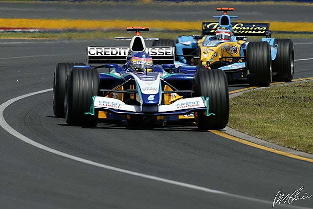 Jacques Villeneuve and Sauber