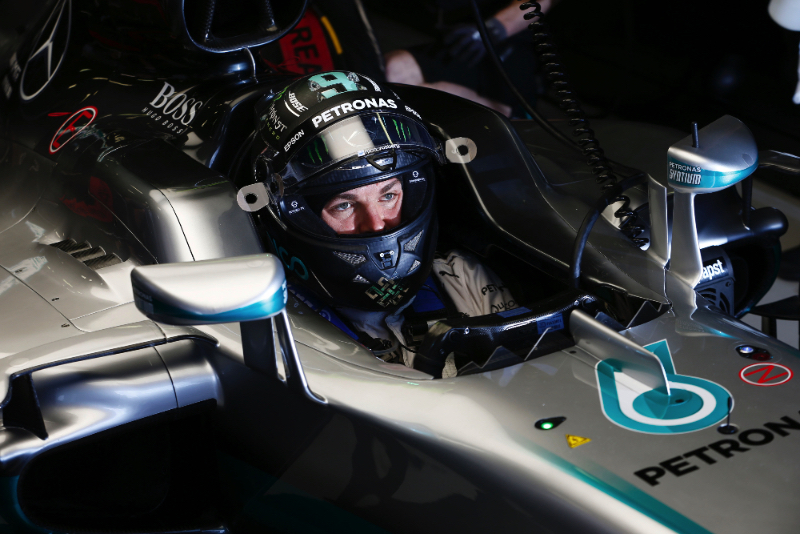 Practice 1 Report - Rosberg rolls on
