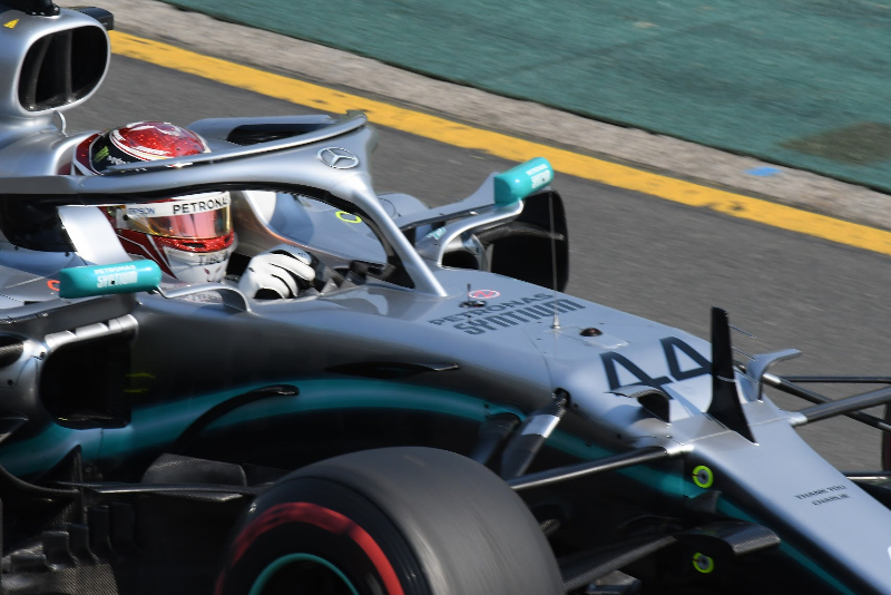 Hamilton bored behind Bottas in Melbourne
