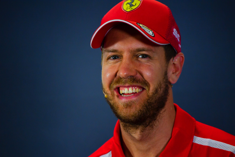 Vettel plays down Marko's analysis about Ferrari pace