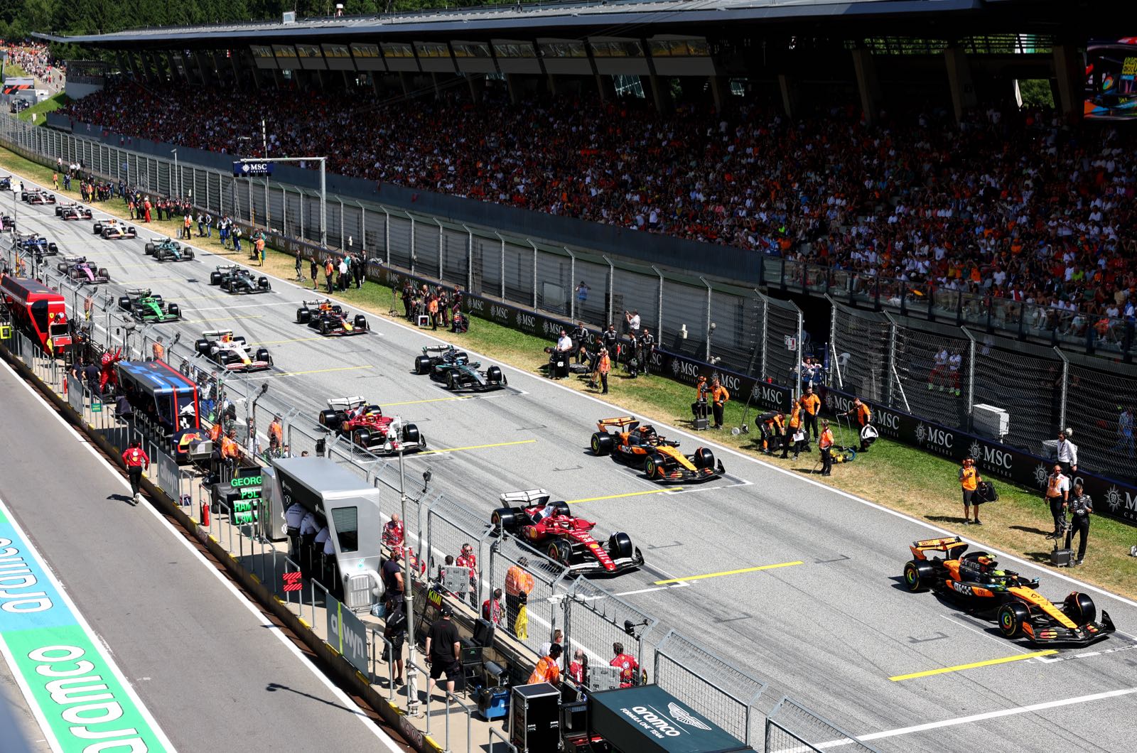 F1 drivers split over reverse grid idea, sprints
