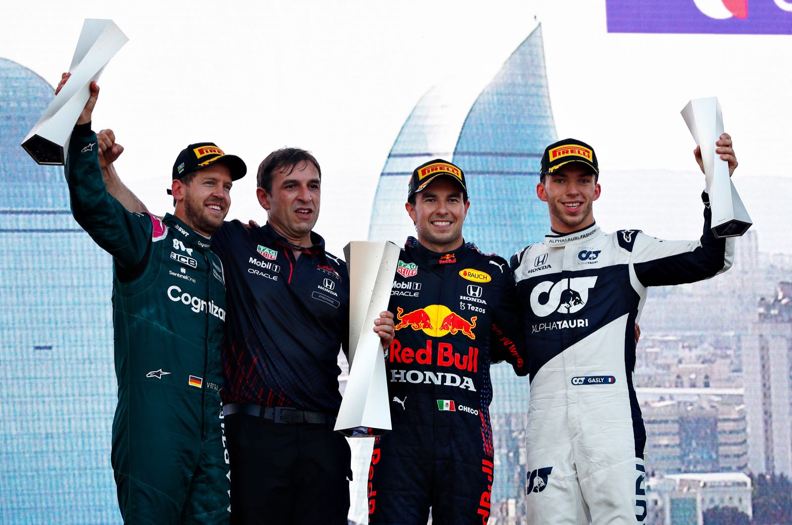 Perez bucks Marko's pressure at Baku