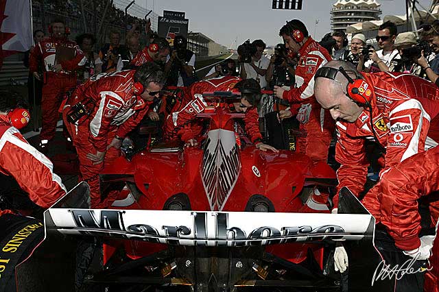 Mumbling about Ferrari's rear wing