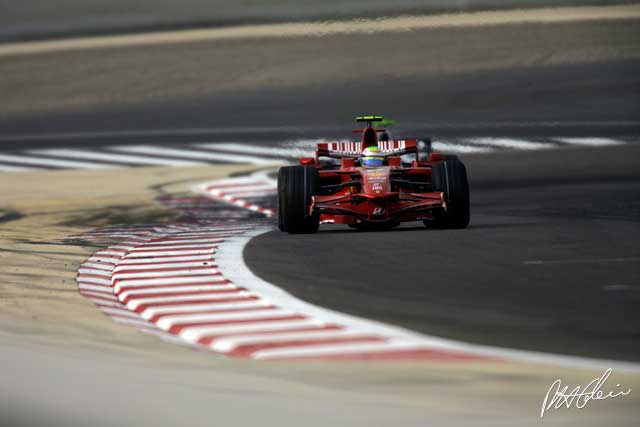 Massa on his own