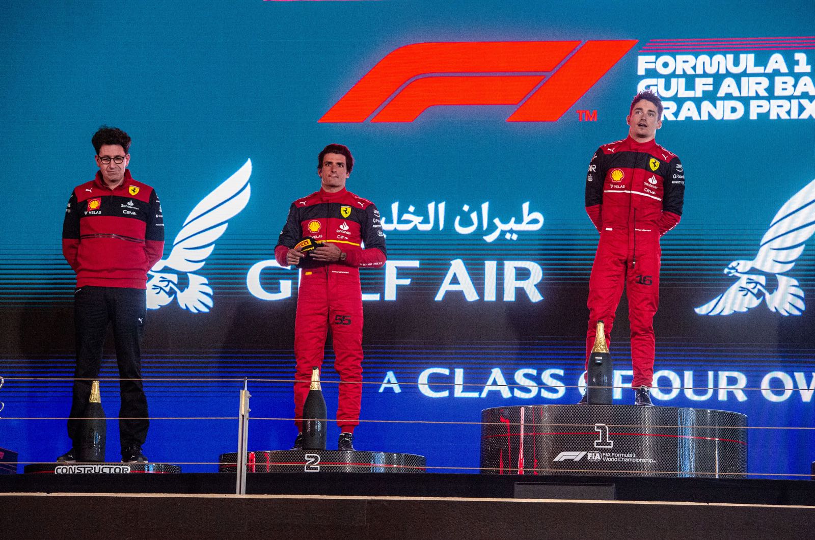 Sainz, Binotto say Ferrari not 2022 favourite