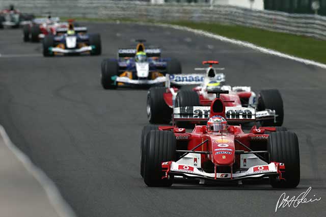 Race incidents from Spa-Francorchamps