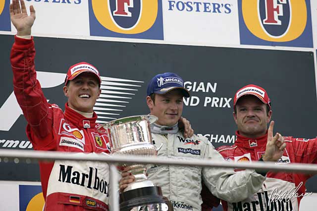 Race Notes - Raikkonen wins, Schumacher takes seventh title