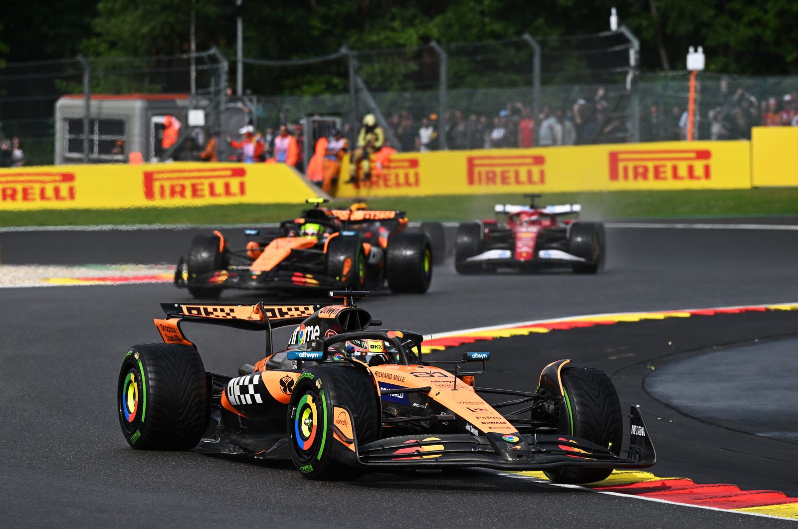 Race Notes - Piastri takes McLaren 1-2 in wet-dry Belgium GP