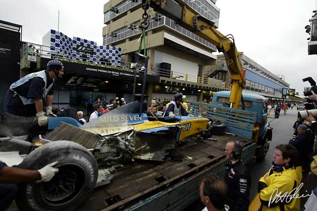 Fernando Alonso in for a ticking off