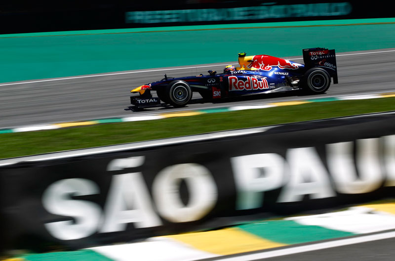 Practice 1 Report - Webber fastest in Interlagos first session