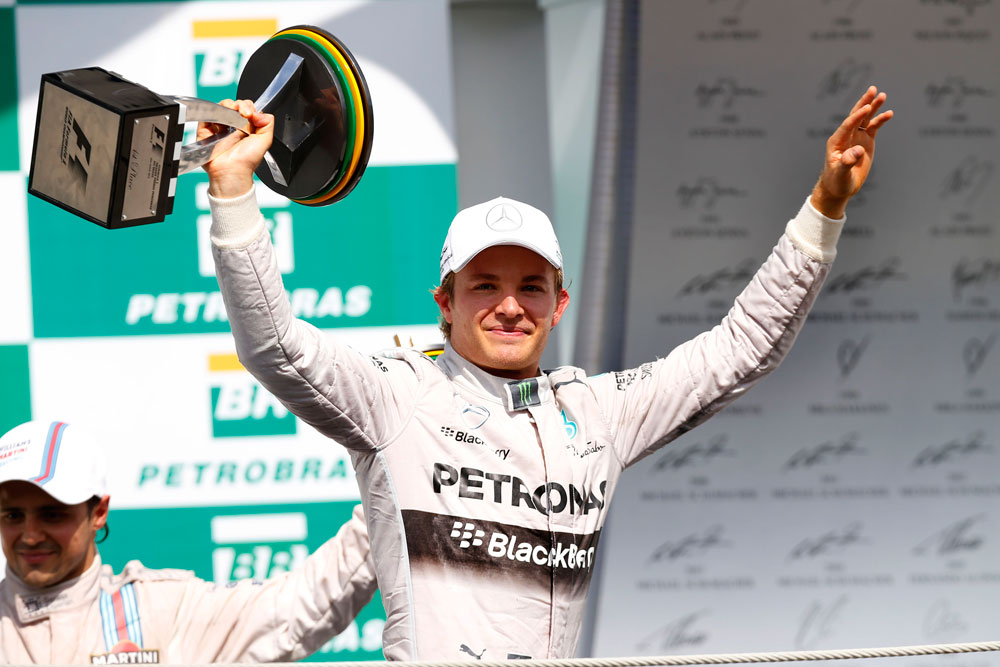 Race Notes - Rosberg leads Hamilton in Mercedes 1-2 at Interlagos