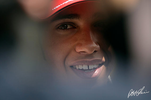 Hamilton back in the paddock