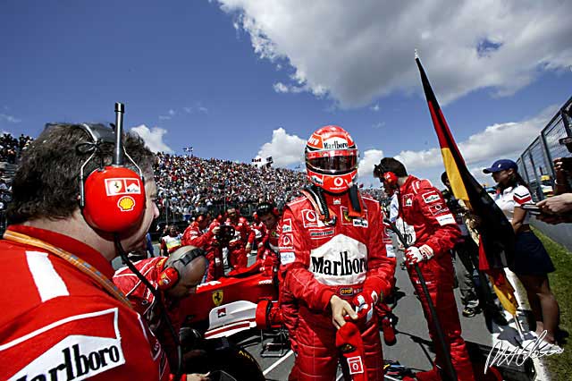 Schumacher helps out the Nurburgring
