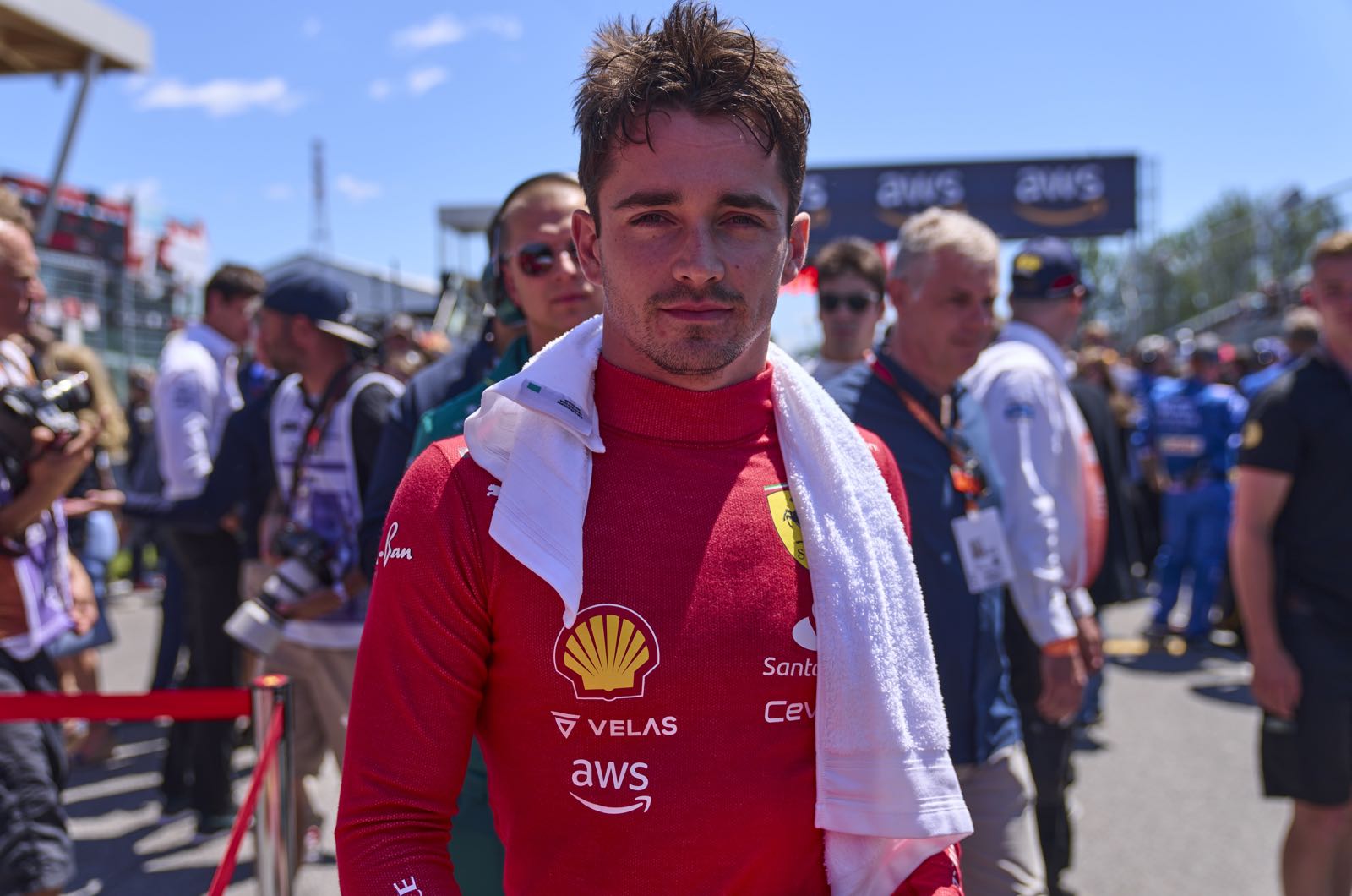 Leclerc, Binotto deny tension after British GP