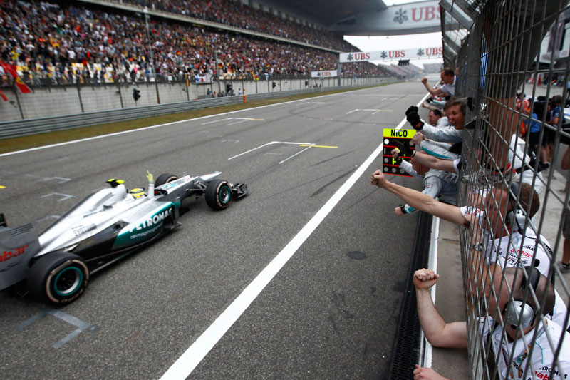 Race Notes - Rosberg takes first f1 win at Chinese GP