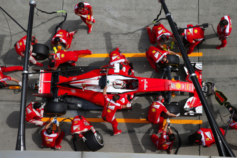 Practice 1 Report - Ferrari goes soft