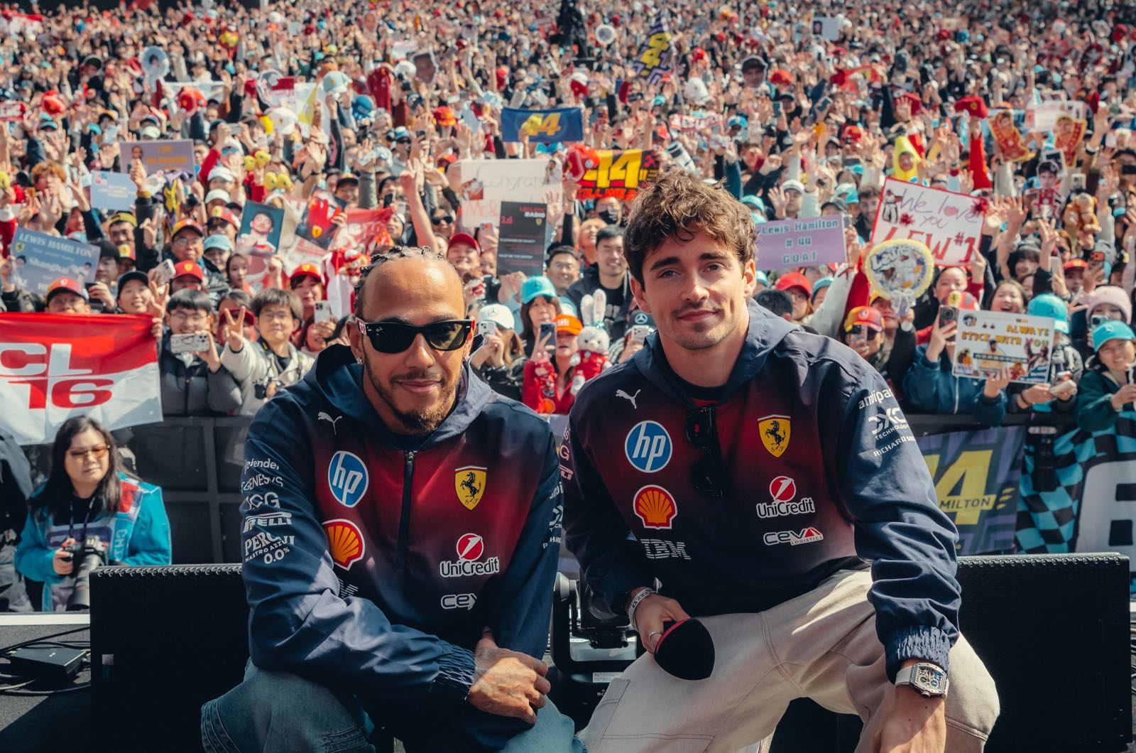 Hamilton, Leclerc defend Ferrari's electric Luce