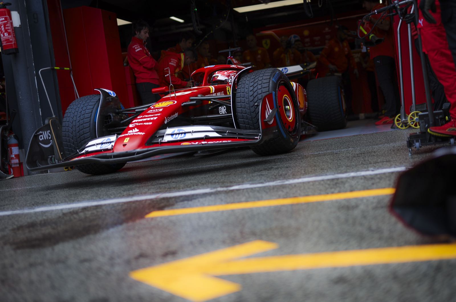 Practice 1 Report - Leclerc on top