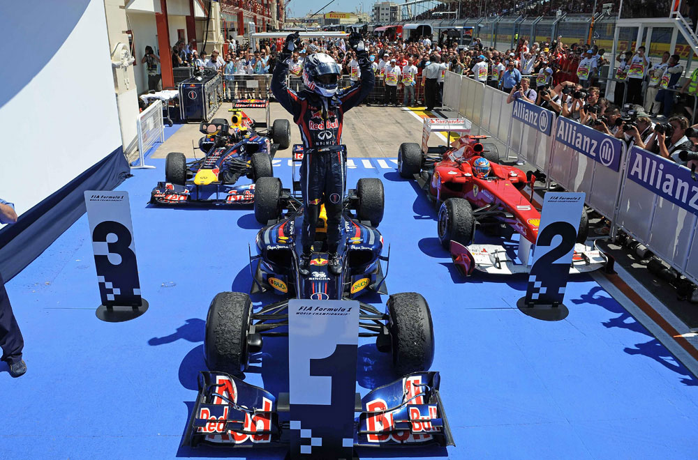 Race Notes - Vettel wins European GP from pole