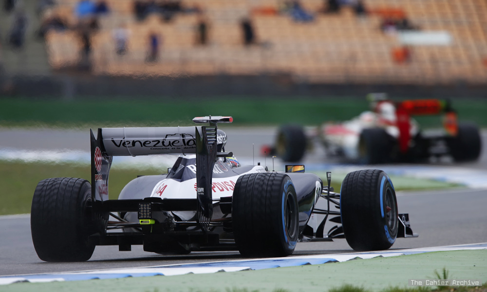 Practice 2 Report - Maldonado tops mixed weather session
