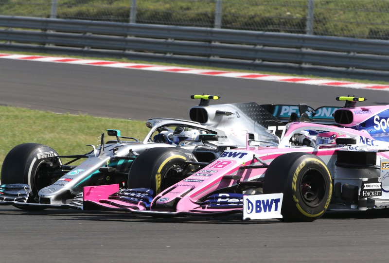 Pink Mercedes makes life difficult for McLaren says Sainz