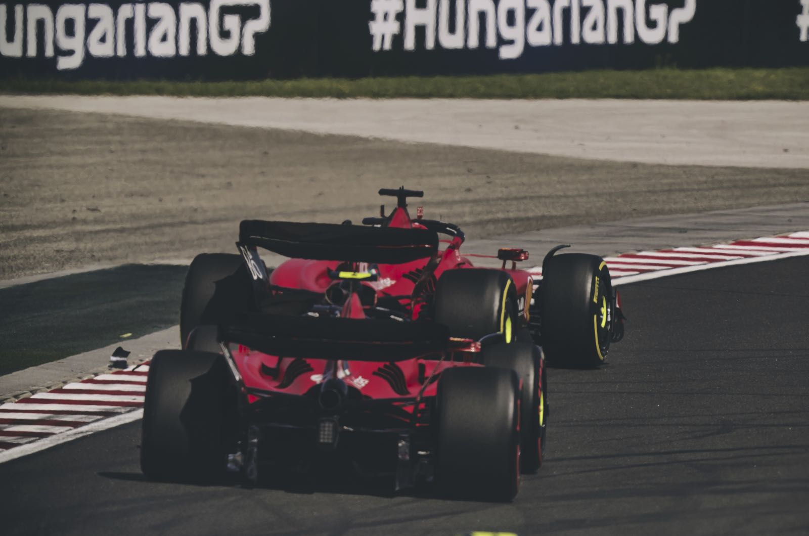 Red Ferrari in 2023 like a shrimp in retreat