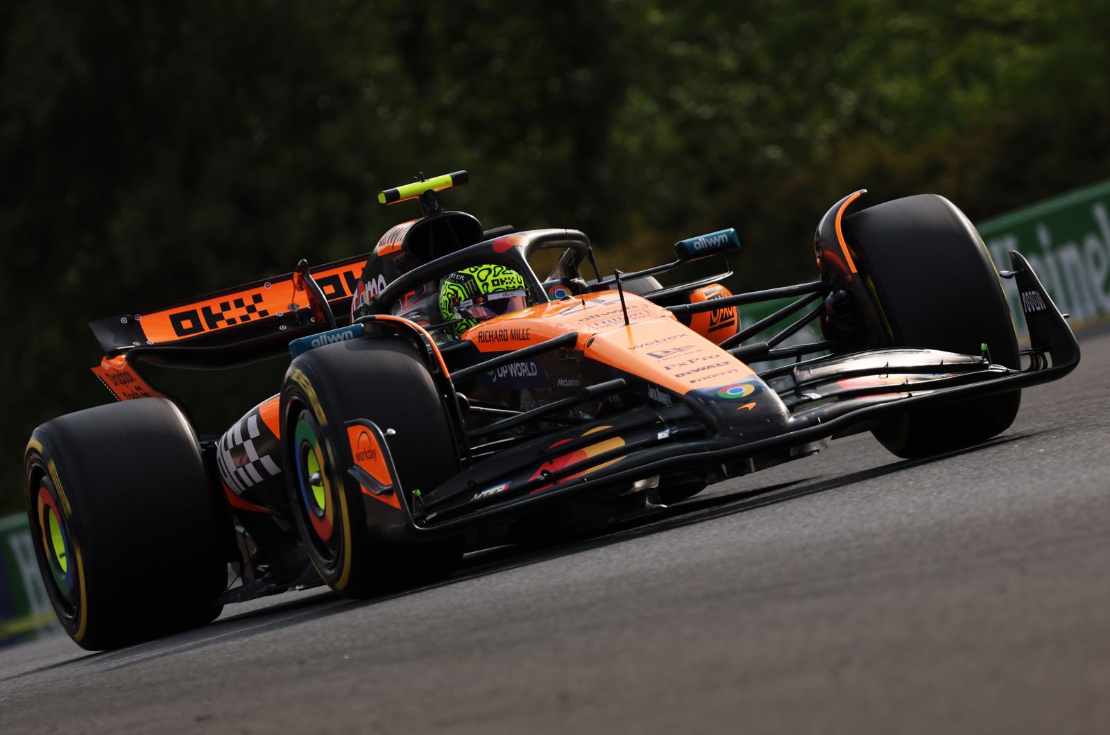 Friday Report - Lando Norris heads session as crashes halt runs