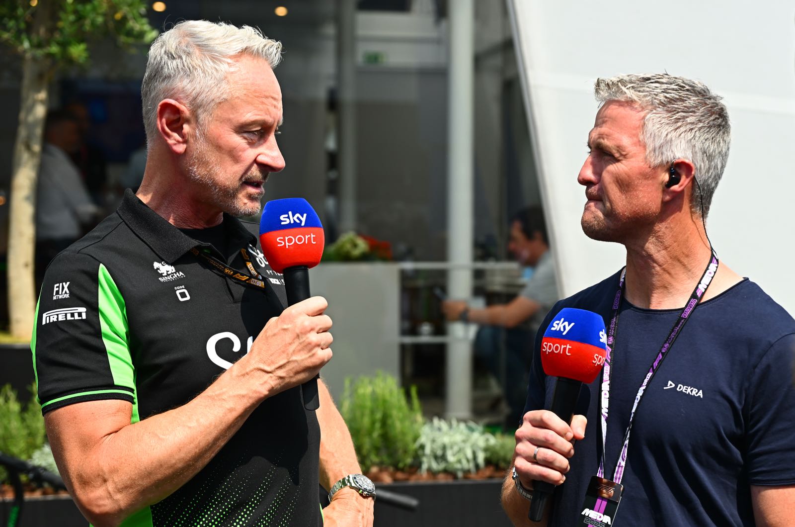 Jonathan Wheatley and Ralf Schumacher, Hungarian GP 2025