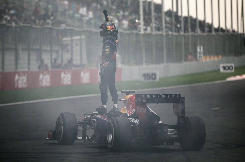 FIA summons Vettel after title donuts