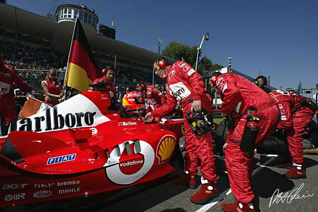 Ferrari on dangerous ground