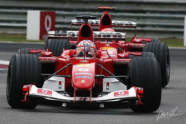 Race Notes - Barrichello wins Ferrari 1-2