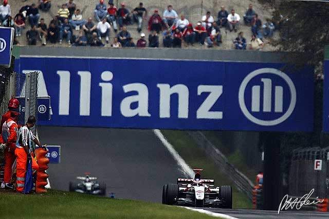Race incidents from Monza