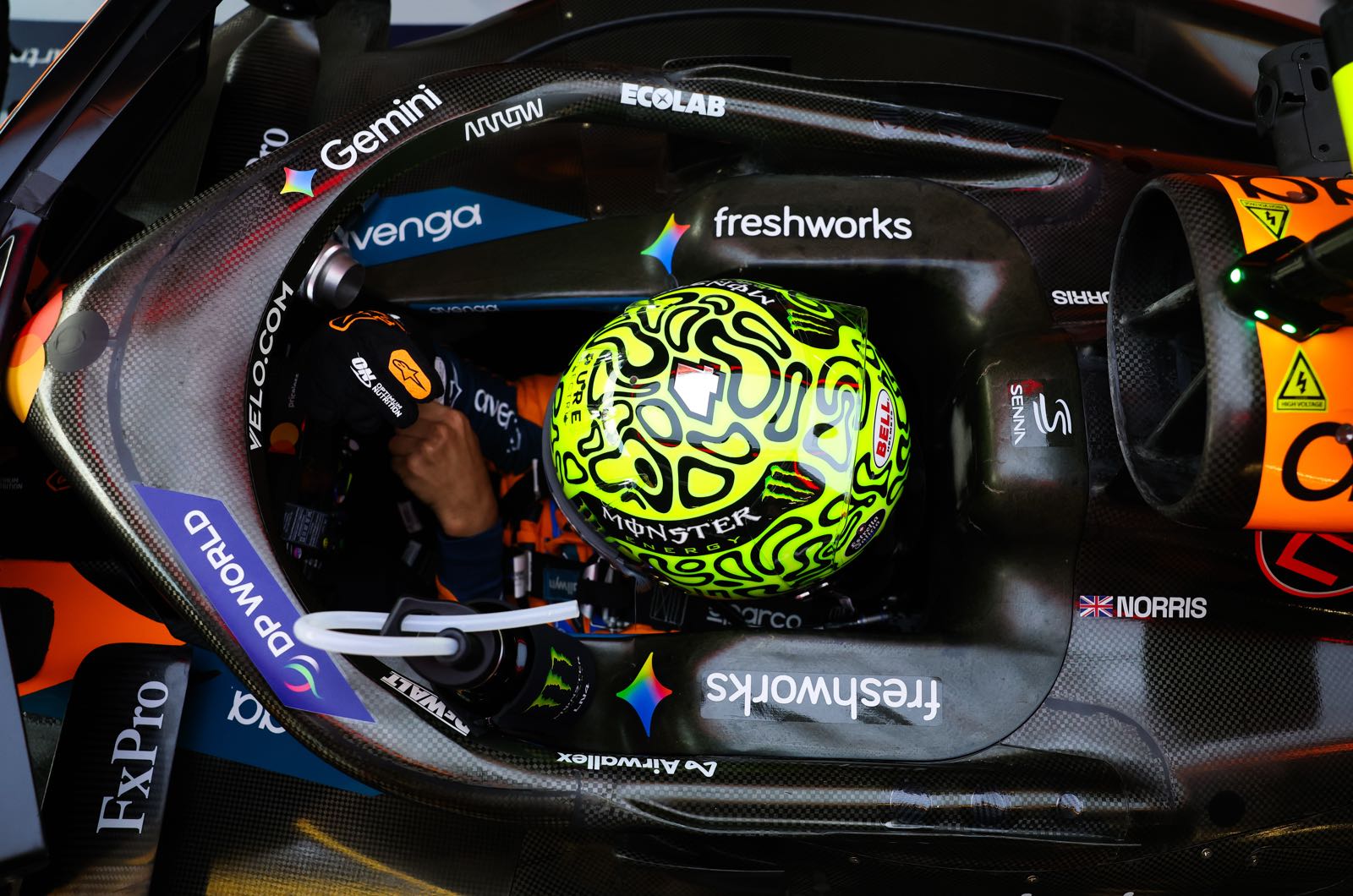 Practice 3 Report - Norris sets the pace in blustery final practice