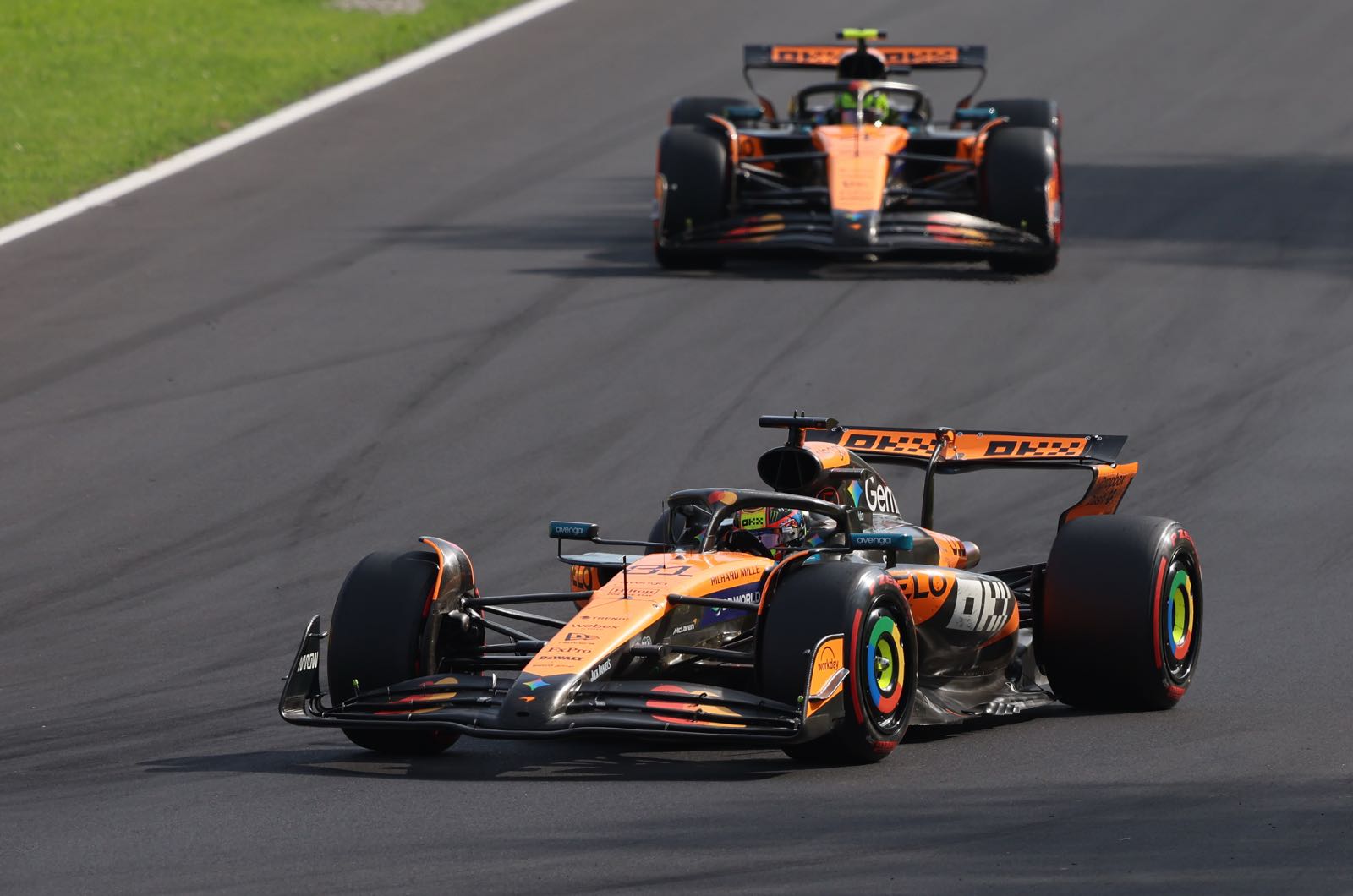 McLaren duo address Monza controversy ahead of Baku