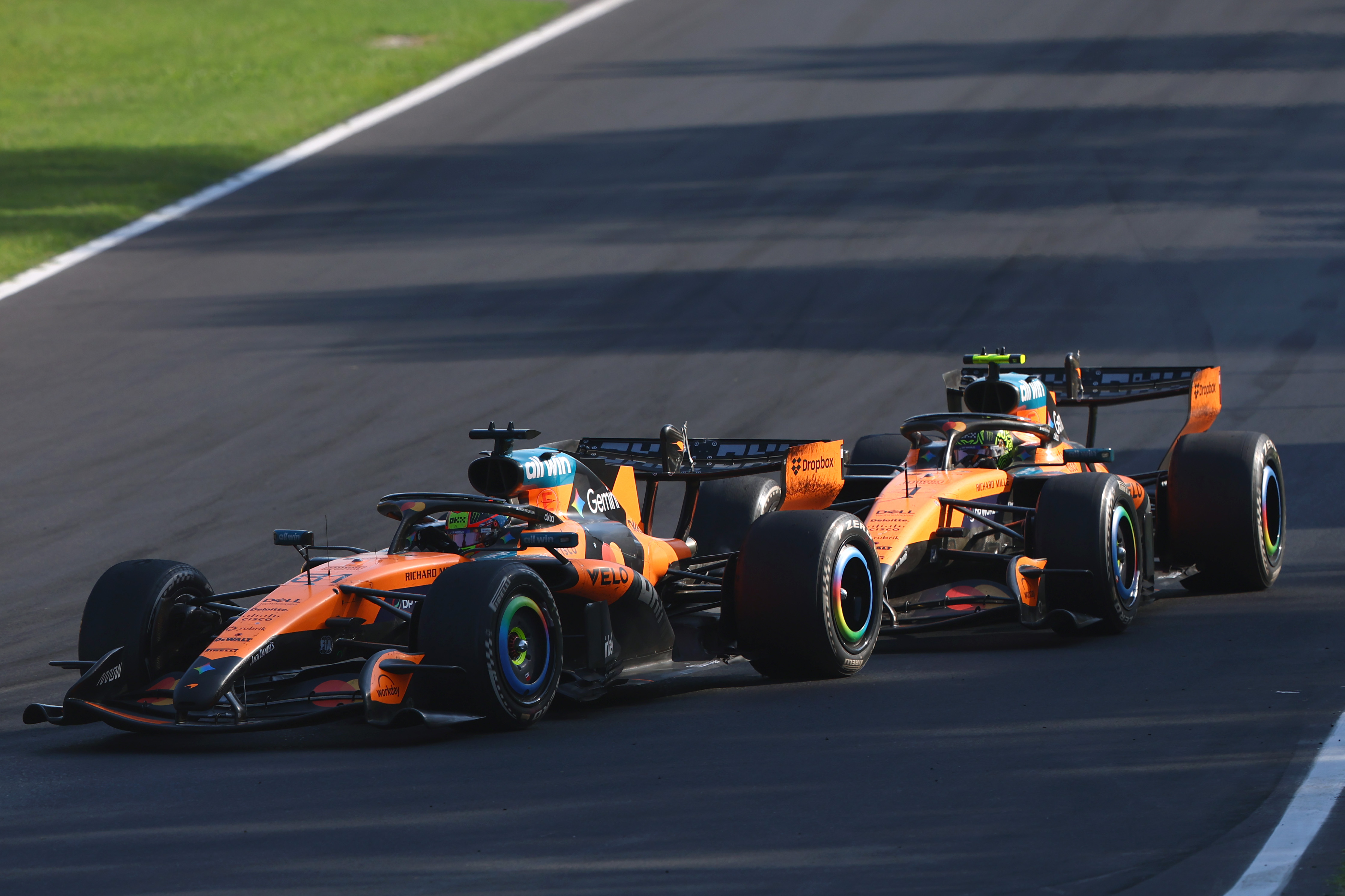 Norris Secures Fourth Place from Piastri in Thrilling Final Lap at Monza