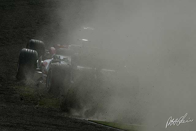 Race incidents from Suzuka