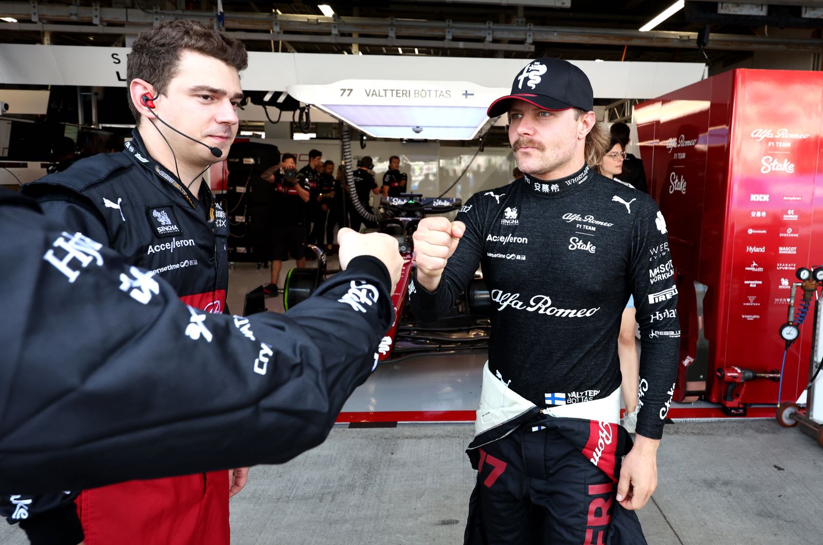 Bottas nervous before 130km cycling race