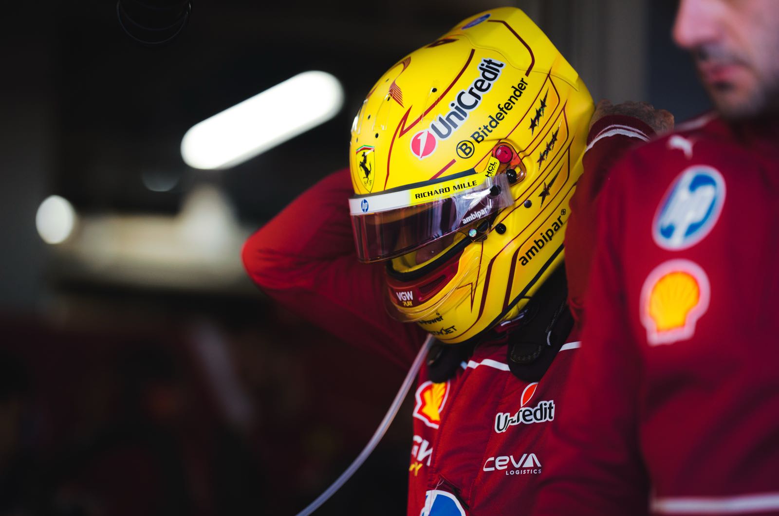 Hamilton relieved and excited for new Ferrari floor