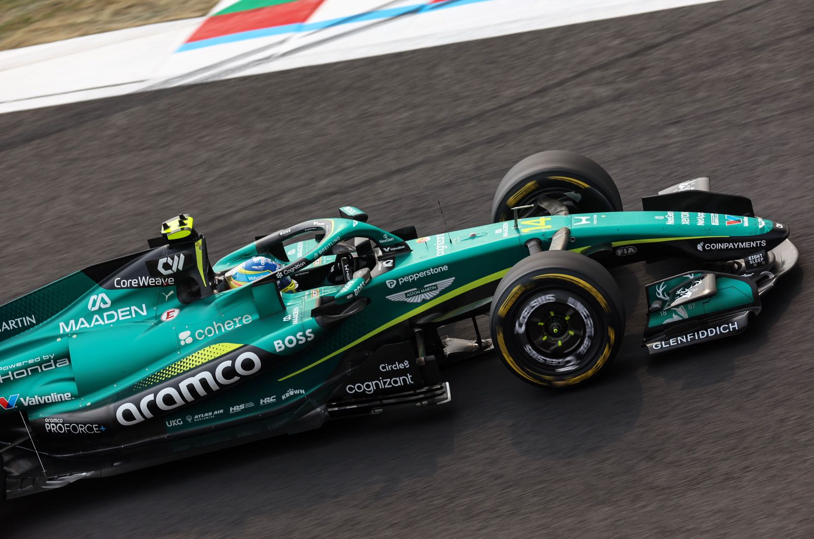 Alonso entertaining himself amid Aston struggles