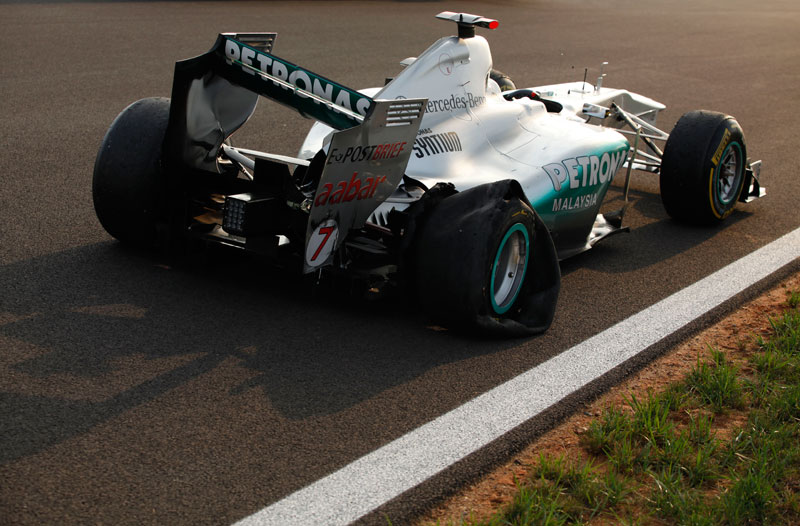 Petrov given five-place grid-penalty for Schumacher crash