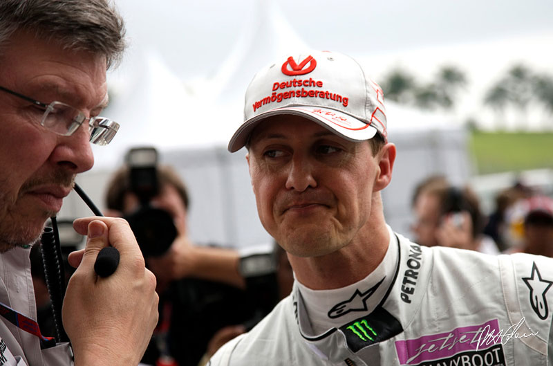 Ross Brawn, Michael Schumacher, Malaysian GP 2011