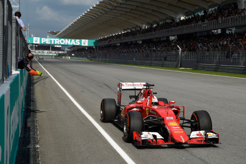 Race Notes - Vettel wins Malaysian GP for Ferrari