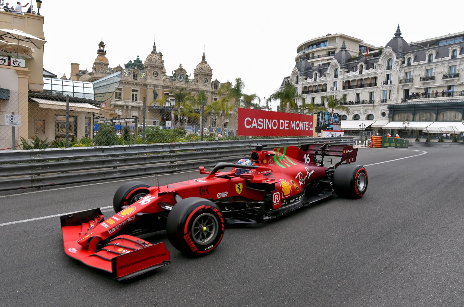 Leclerc gets away with post-pole Monaco crash